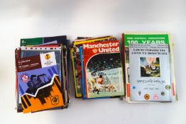 A large quantity of football programmes, including Internationals,