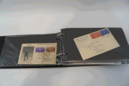 A Movaleaf stamp album, containing World stamps, some loose,