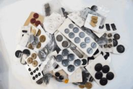 A quantity of buttons, mainly 1930's, 40's and 50's,