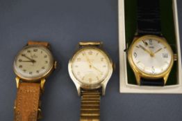 A collection of three Smiths vintage gentleman's watches,