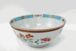An early 18th century Chinese porcelain famille rose bowl,
