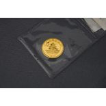 A China Gold Panda 1998 1/20 oz 5 Yuan coin,