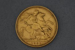 An 1892 sovereign