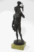 After the Antique, a bronze figure of possibly Hermes carrying the infant Dionysus,