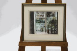 Irene Marsh (20th/21st century, local artist) The Kitchen Window Watercolour Signed lower left 23.