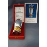 A Stuart Devlin 'Bristol 600' silver goblet, London 1973, number 73 of 600, 414g (13.