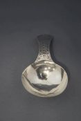 A George III silver caddy spoon, maker Stephen Adams I, London 1787,