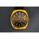 Roamer, Searock, a gentleman's automatic gilt wrist watch,