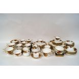 A Royal Albert 'Old Country Roses' part dinner and tea service, comprising six table mats,