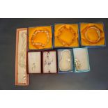 A collection of silver jewellery, stamped '925',