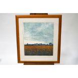 Phil Greenwood Sky Anvil Aquatint Signed and titled in pencil 54cm x 48cm