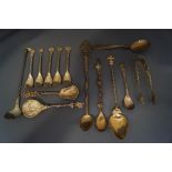 A collection of thirteen continental spoons,