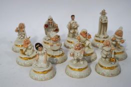 A set of eleven Lenox figures,