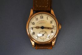 Favre Leuba & Co, Zenith, small sized gentleman's wrist watch,
