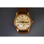 Favre Leuba & Co, Zenith, small sized gentleman's wrist watch,