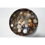 An assorted quantity of coinage,