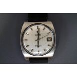 A Roamer Mustang Rotodate gentleman's stainless steel wrist watch,