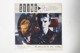 A Sting limited edition Album Picture disk,
