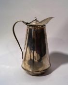 A Benson silver plated hot water jug with enamel liner, stamped W.A.S.