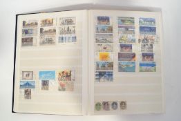 A large Davo stock book full of German stamps of all periods, including early Saar,