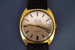 A Bulova Ambassador gentleman's automatic wrist watch,