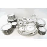 An extensive Noritake dinner and tea service in the 'Biarritz' pattern,