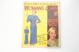A quantity of Ladies magazines from the 1930's: Woman's Illustrated, Woman's Own, Lady's Companion,
