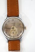 Tudor, a gentleman's chrome plated cased mechanical wrist watch,