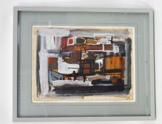 John Copnall (1928-2007) Abstract Watercolour and bodycolour Signed and dated 71 upper left 46cm x