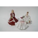 Three Royal Doulton Figures, Sunday Best HN2698, Pretty Ladies HN5429 and Country Rose HN3221,