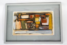 John Copnall (1928-2007) Abstract Watercolour and bodycolour Signed and dated 67 upper left 24cm x
