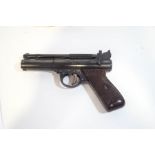 A Webley Premier Scott air pistol,
