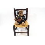 A Mulberry teddy bear - 'Roger goes shooting',