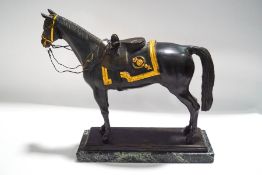 James Osbourne (1940 - 1992) Burmese, Queen Elizabeth II's horse Bronze, numbered 10/20,