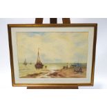 Charles Frederick Albon (1856-1926) Coastal scene Watercolour signed lower right and dated