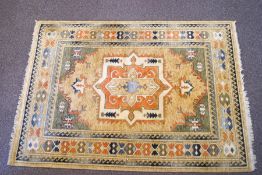 A modern Middle Eastern rug,