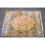 A modern Middle Eastern rug,