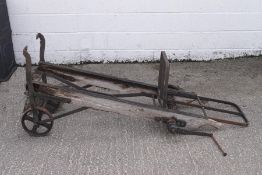 A John Cooke & Sons of Lincoln iron winch