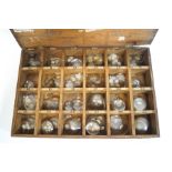 A collection of over two hundred pocket watch glasses,