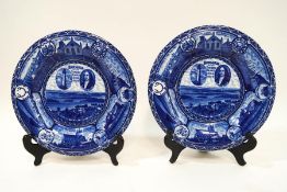 A pair of Rowland & Marsellus Co Bermuda plates,
