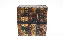 A Huntley and Palmers biscuit tin, in the form of a row of antiquarian books, 16.