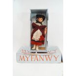 A Myfawny Welsh costume doll, 62cm tall,