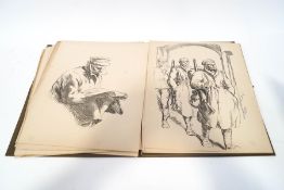 A set of lithographs by Sylvia Packard - "Men on Leave" 1918-1919