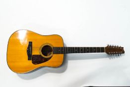 A 1975 Fender twelve string guitar,