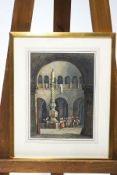 School of Samuel Prout, Fountain At Ulm, Watercolour, Titled verso, 31cm x 22.