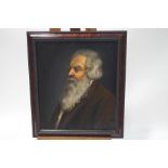 English School, 19th century, Portrait of a Bearded Gentleman, Oil on canvas,