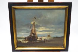 Theo Mooyman, Dutch sailing ship, Oil on canvas, Signed lower right,