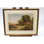 Edward Beecham Lait, Clifton, Nottinghamshire, Watercolour, Signed Lower right and inscribed verso,
