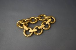 An 18 carat gold Nicholas Cola Italian bracelet,