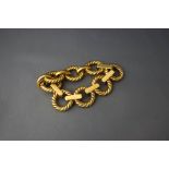 An 18 carat gold Nicholas Cola Italian bracelet,